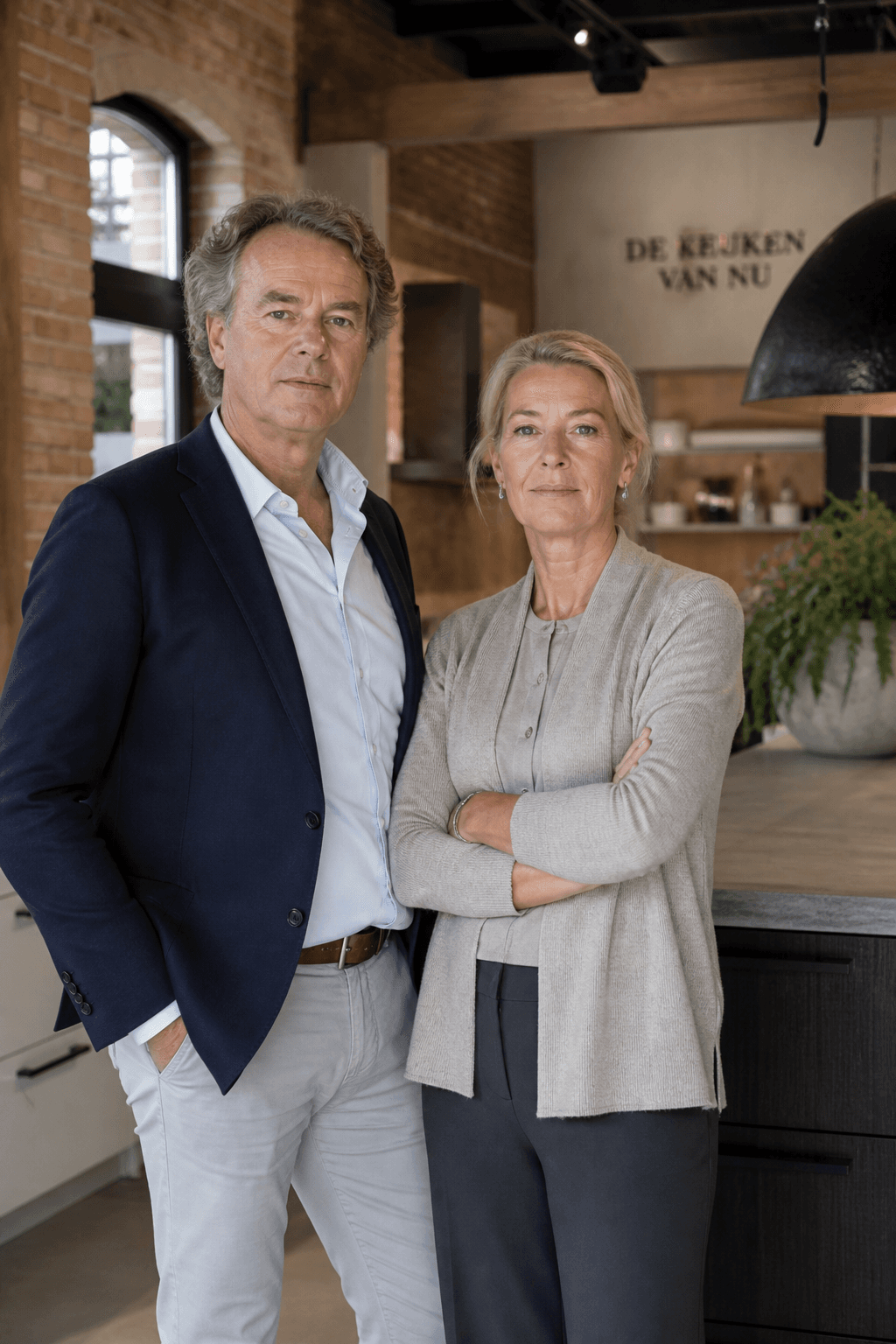 De mensen achter Arte Vita in de showroom